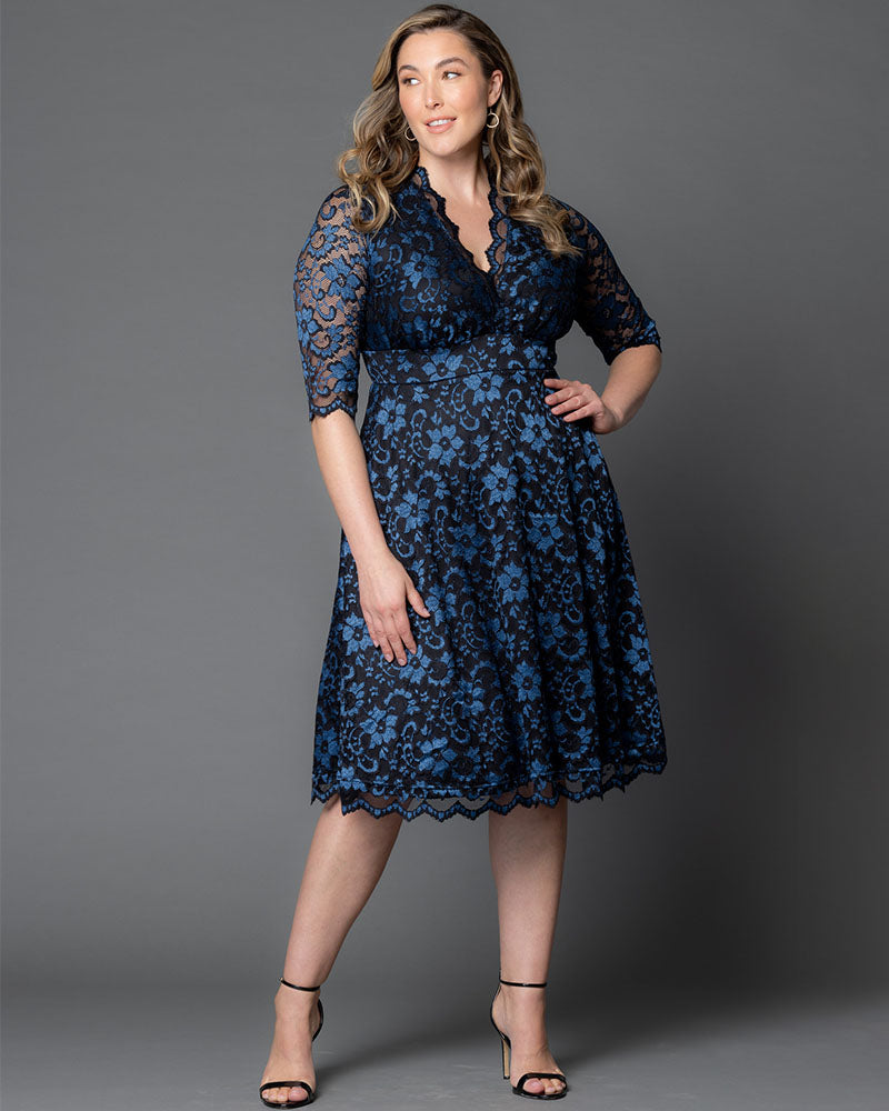 Plus Size Mon Cherie Lace Dress