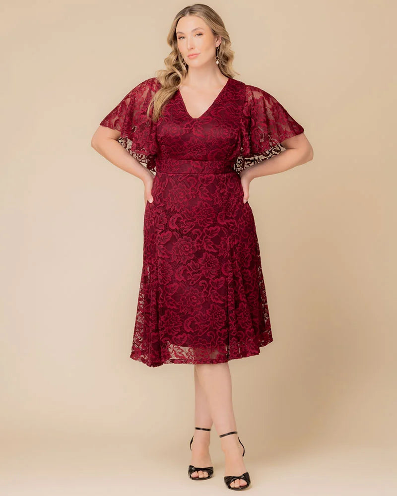 Plus Size Camille Lace Cocktail Dress