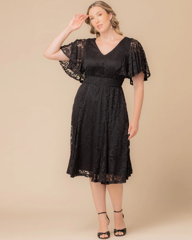 Plus Size Camille Lace Cocktail Dress