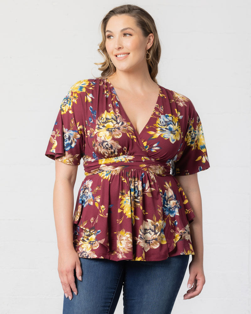 Plus Size Encore Print Blouse