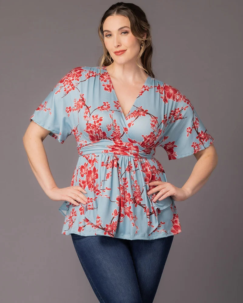 Plus Size Encore Print Blouse