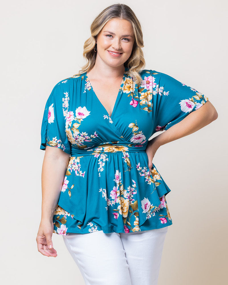 Plus Size Encore Print Blouse