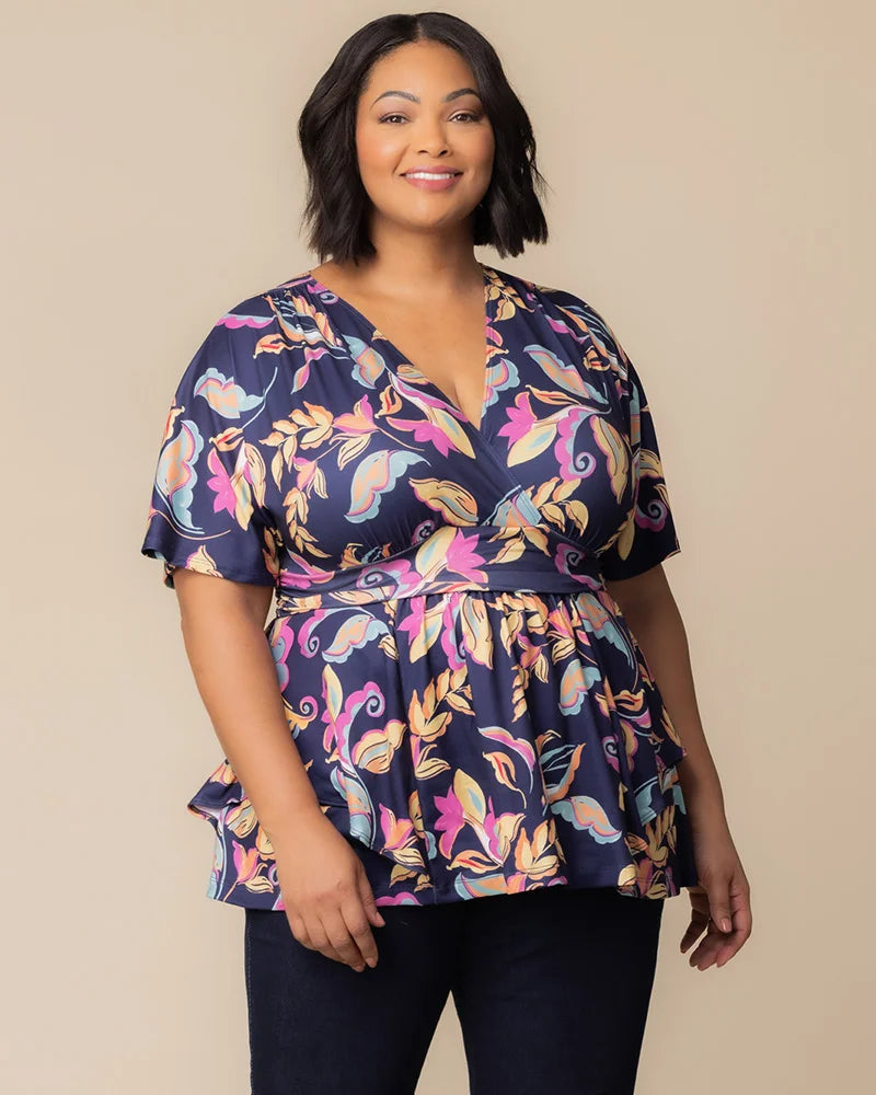 Plus Size Encore Print Blouse