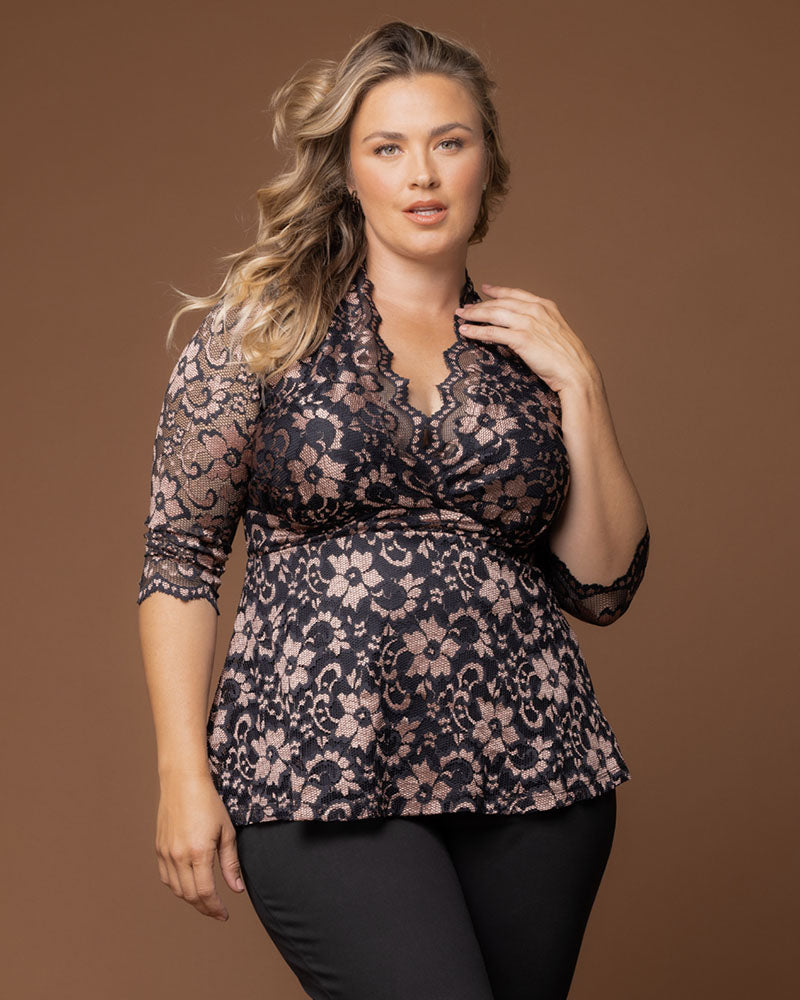 Plus Size Limited Edition Luxe Lace Top