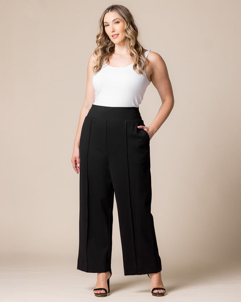 Plus Size Polished Ponte Pants