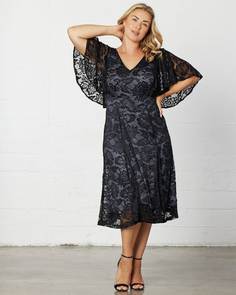Plus Size Camille Lace Cocktail Dress