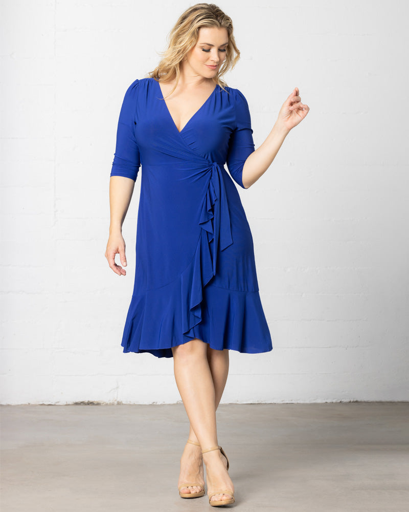 Plus Size Whimsy Wrap Dress