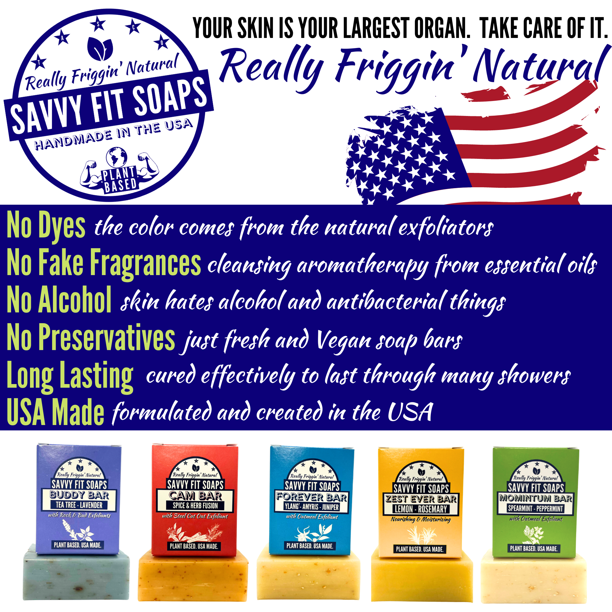 Natural Bar Soap Bundle - 12 Bars, 1 of Each Scented Bar