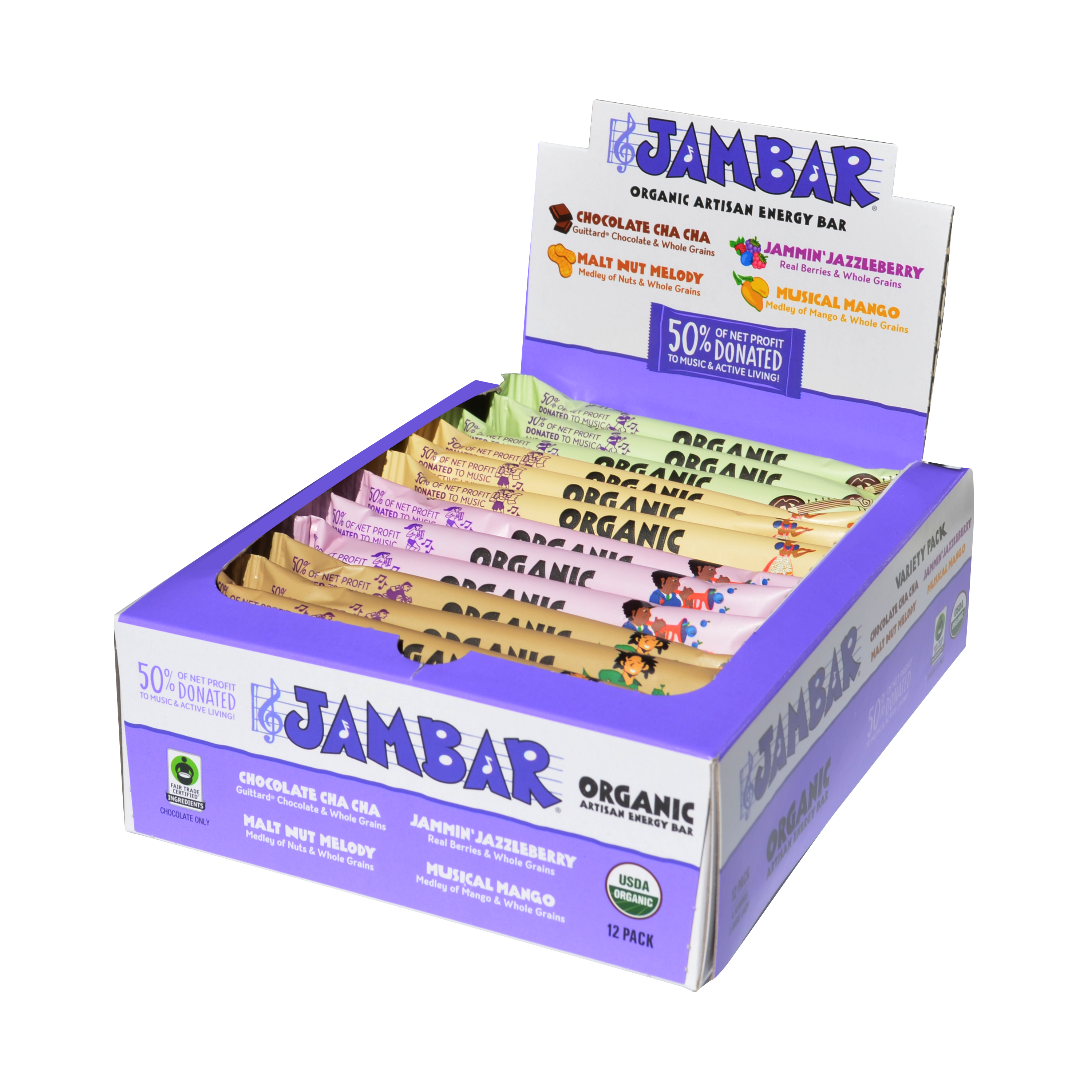 Energy Bar Variety Box - 12 Pack