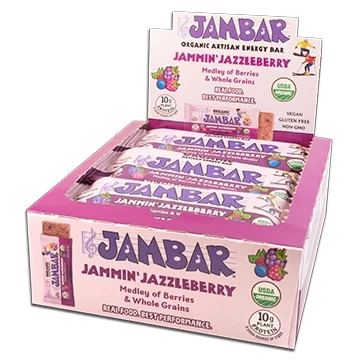 Jammin’ Jazzleberry Energy Bar Box - 12 Pack