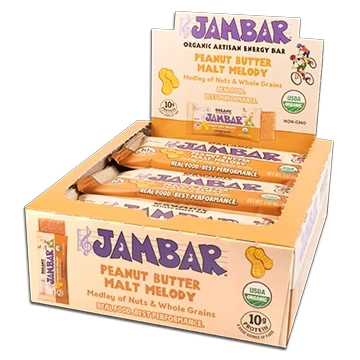 Peanut Butter Malt Melody Energy Bar Box - 12 Pack