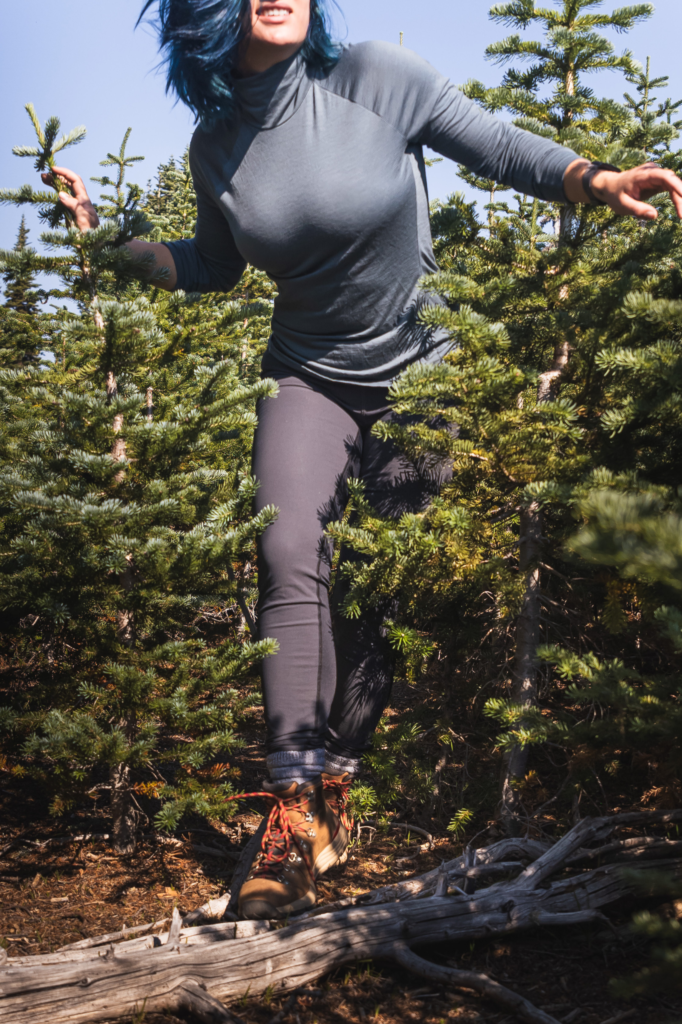 Merino Wool Isostatic Performance T-Neck Top
