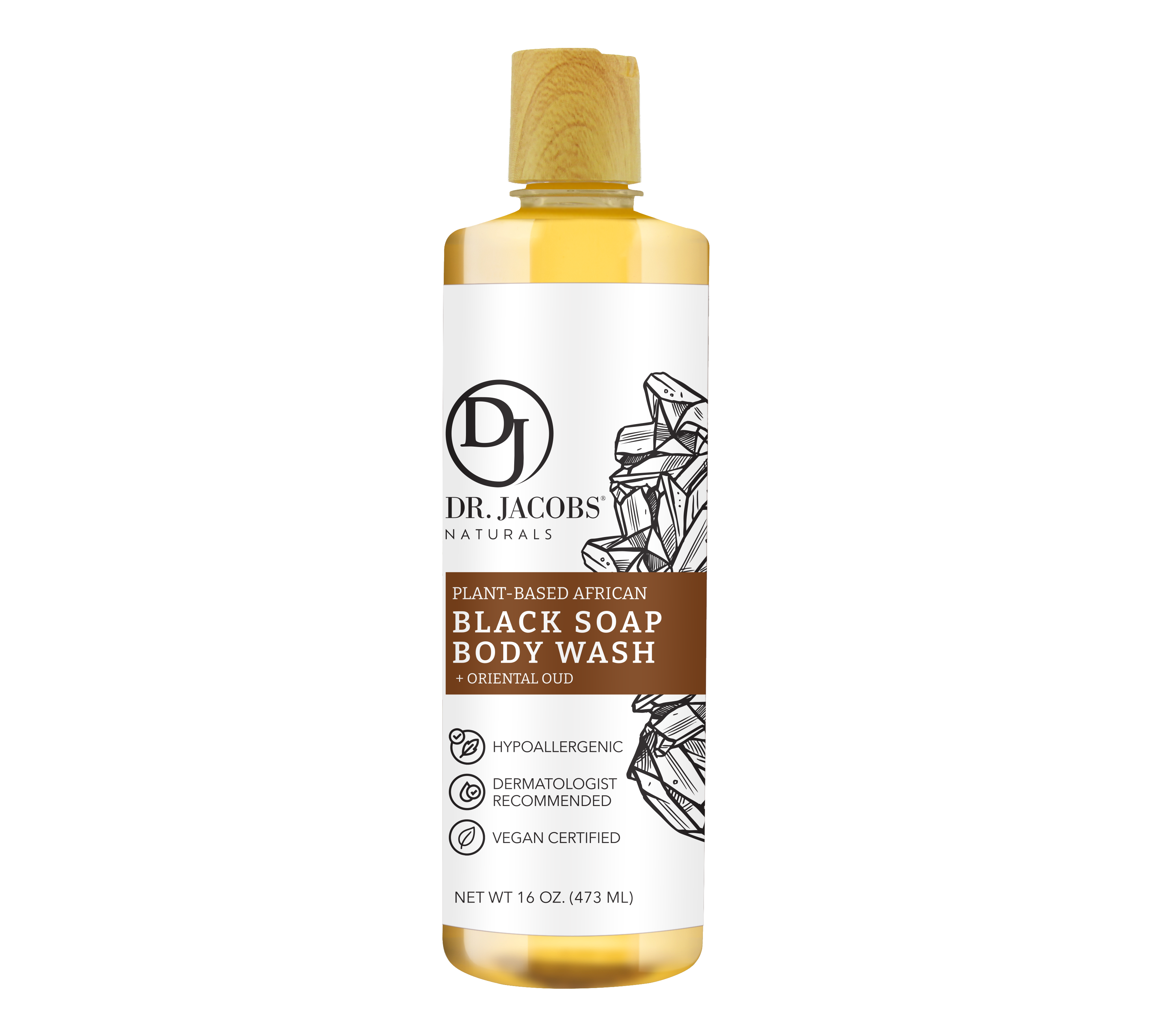 Detoxifying Black Soap - Oriental Oud 32 oz
