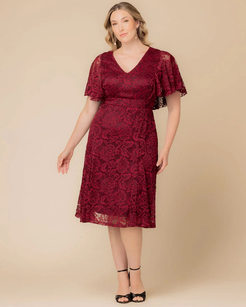 Plus Size Camille Lace Cocktail Dress