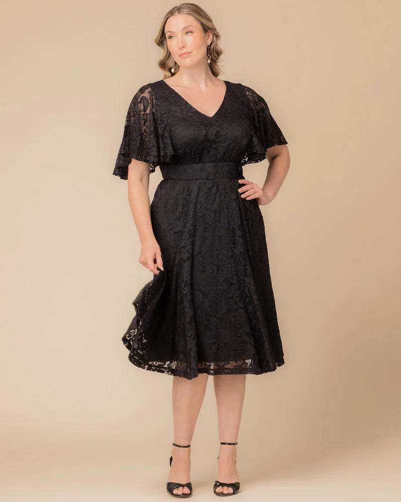 Plus Size Camille Lace Cocktail Dress