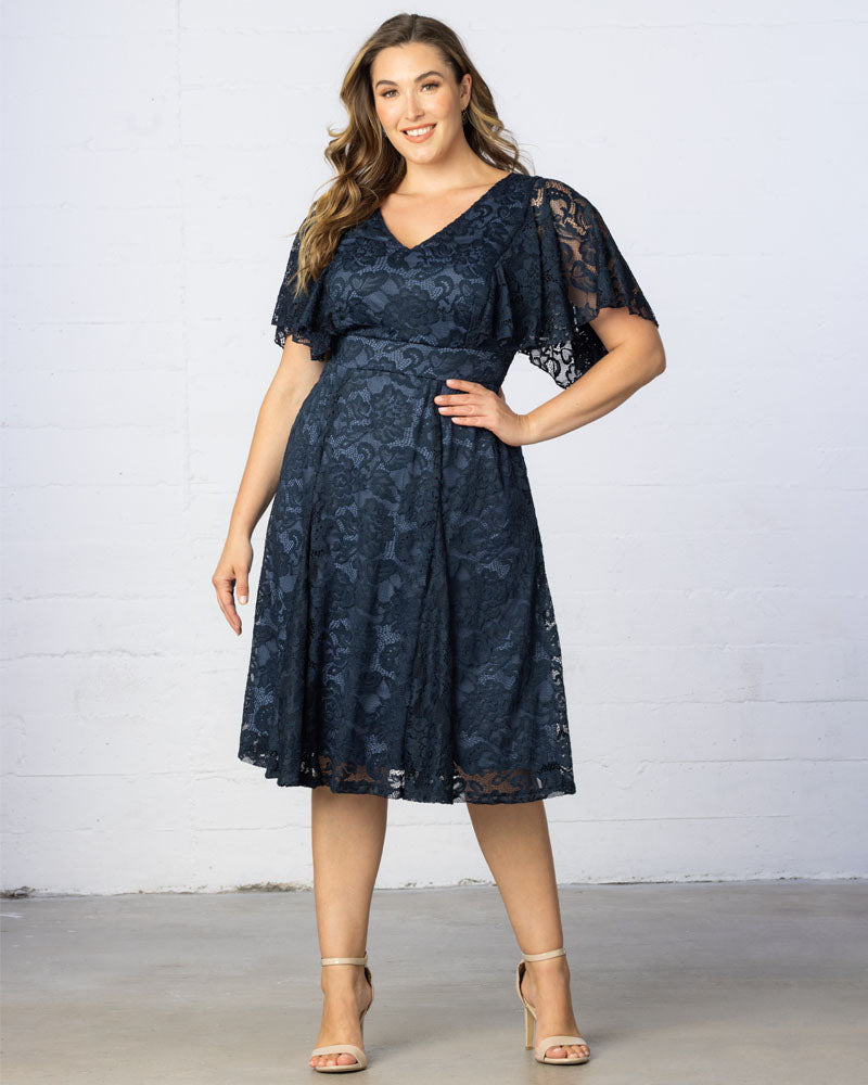 Plus Size Camille Lace Cocktail Dress