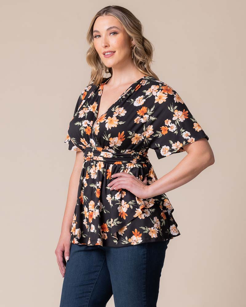 Plus Size Encore Print Blouse
