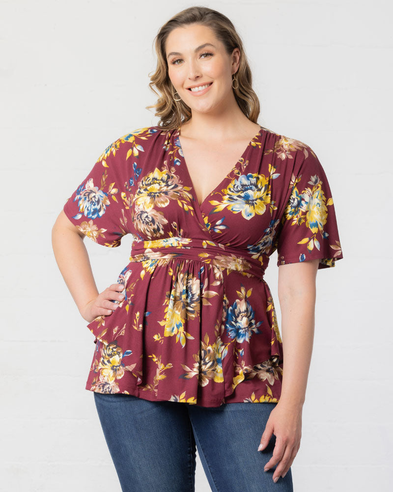 Plus Size Encore Print Blouse