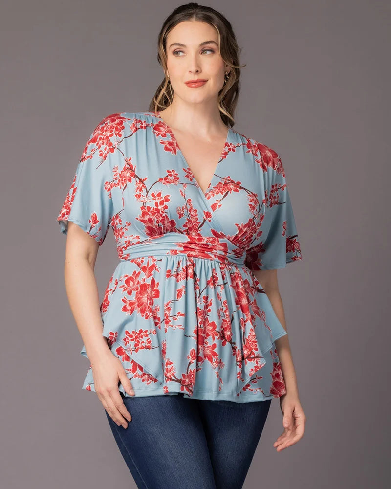 Plus Size Encore Print Blouse
