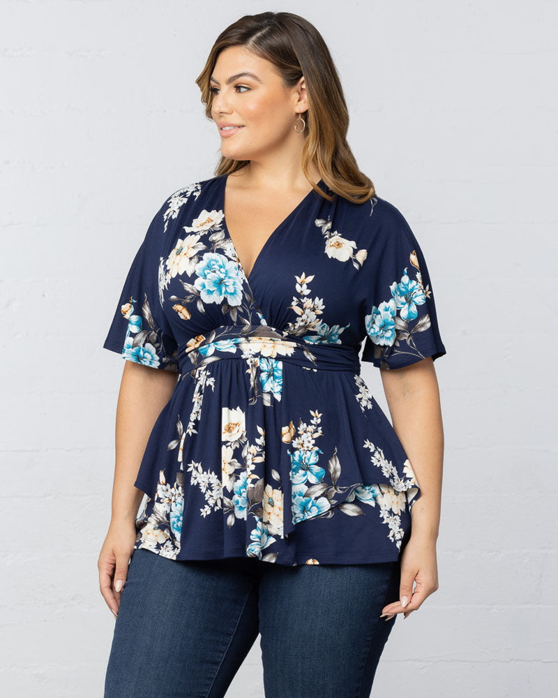 Plus Size Encore Print Blouse