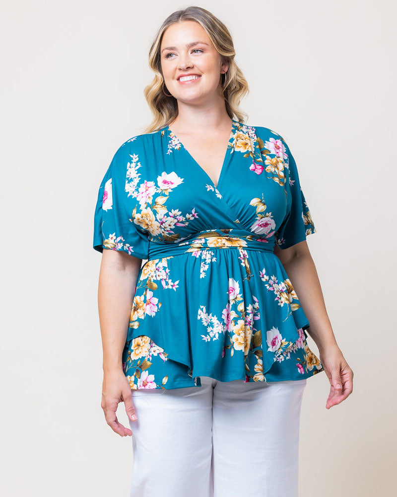 Plus Size Encore Print Blouse