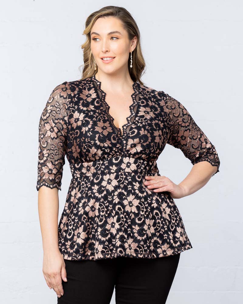 Plus Size Limited Edition Luxe Lace Top