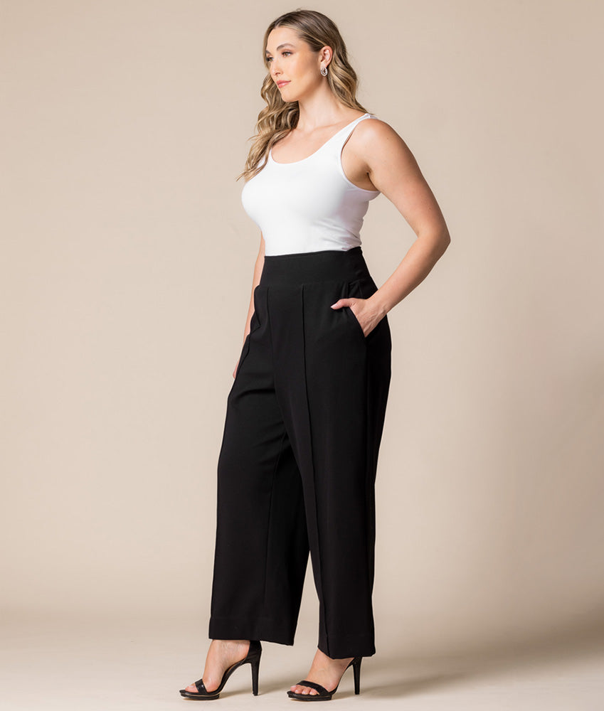 Plus Size Polished Ponte Pants
