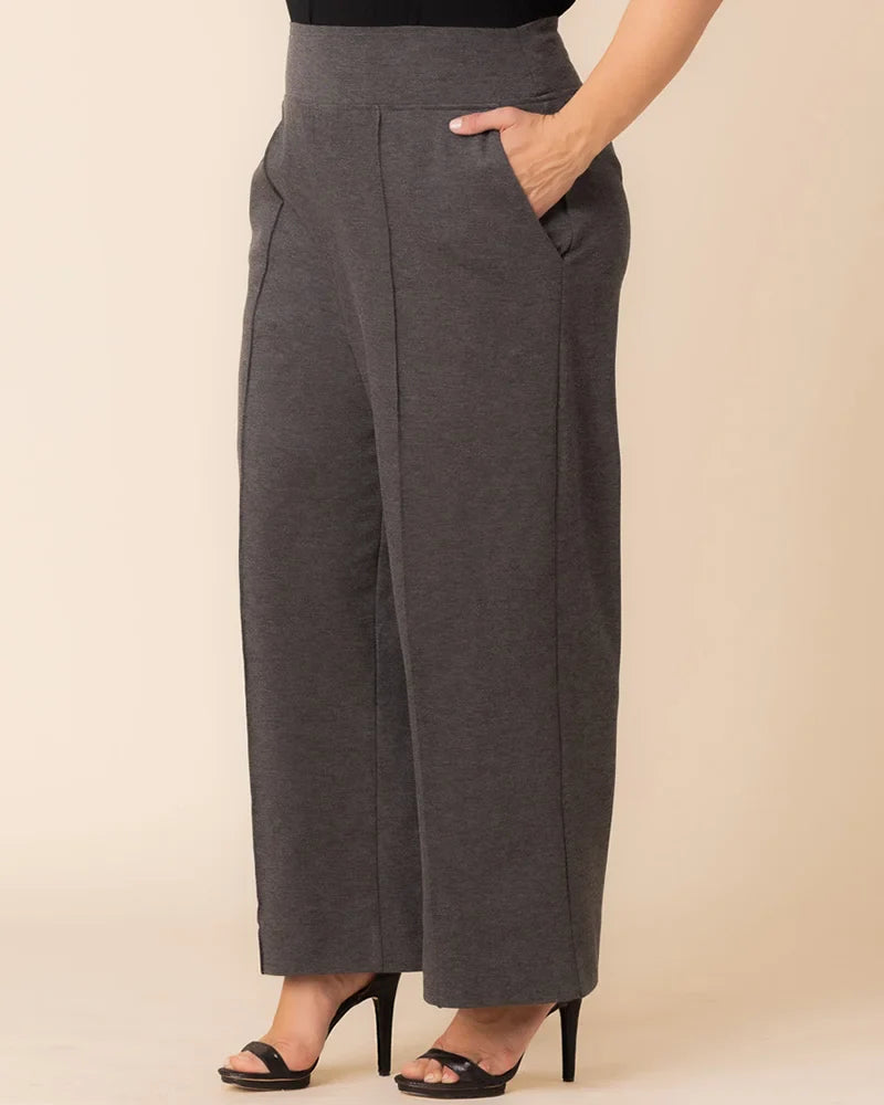 Plus Size Polished Ponte Pants