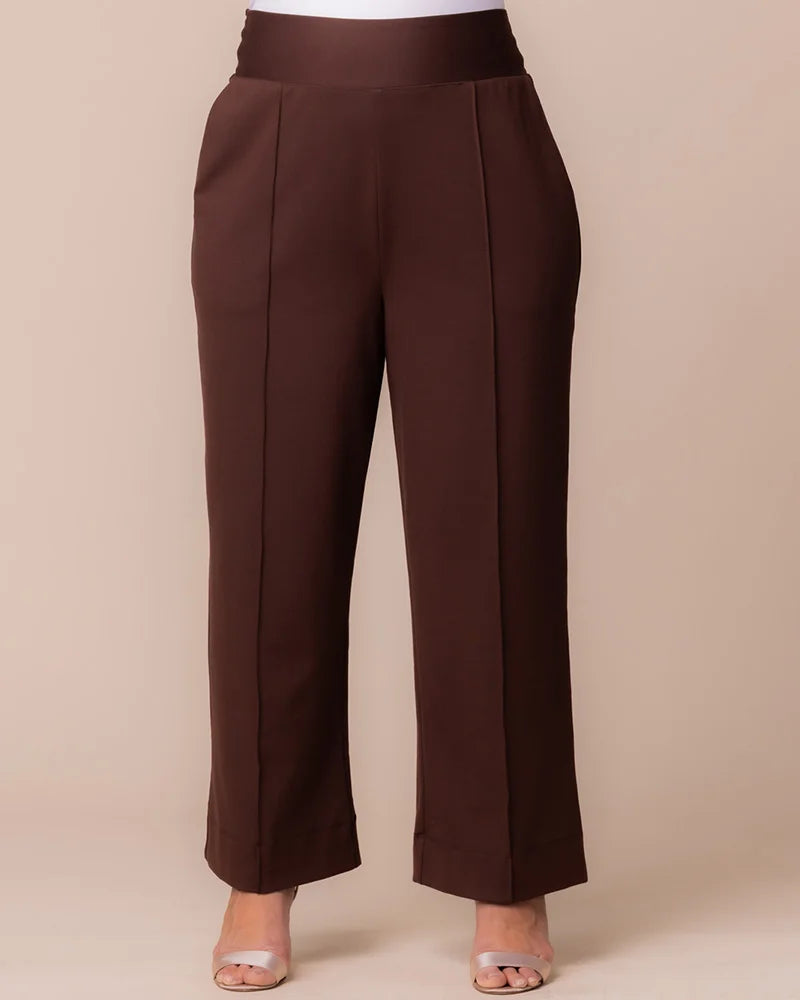 Plus Size Polished Ponte Pants