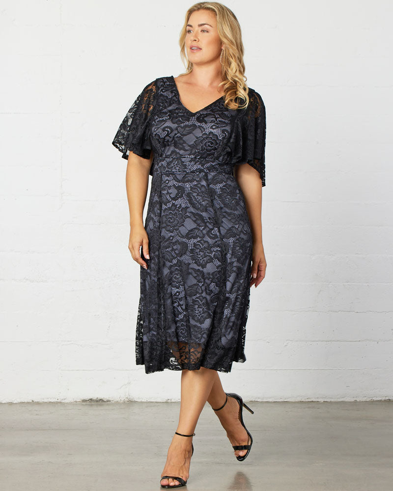 Plus Size Camille Lace Cocktail Dress