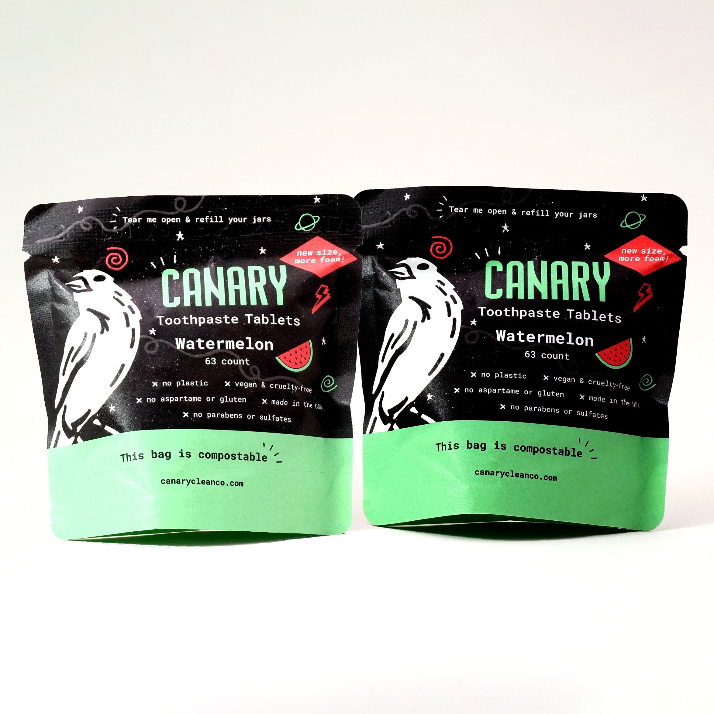 Eco-Friendly Toothpaste Tablets - Watermelon