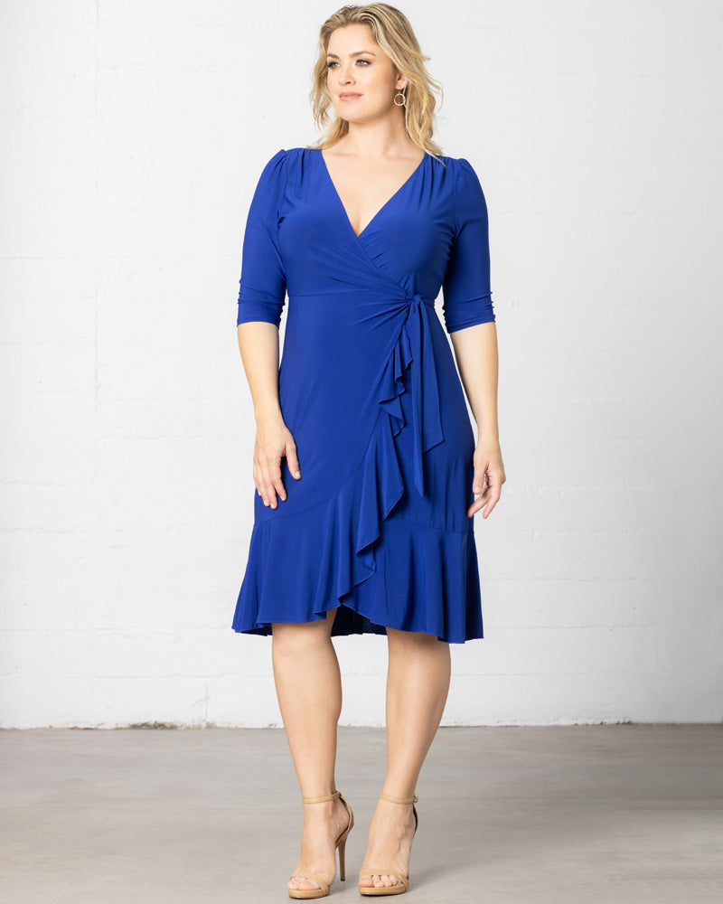 Plus Size Whimsy Wrap Dress