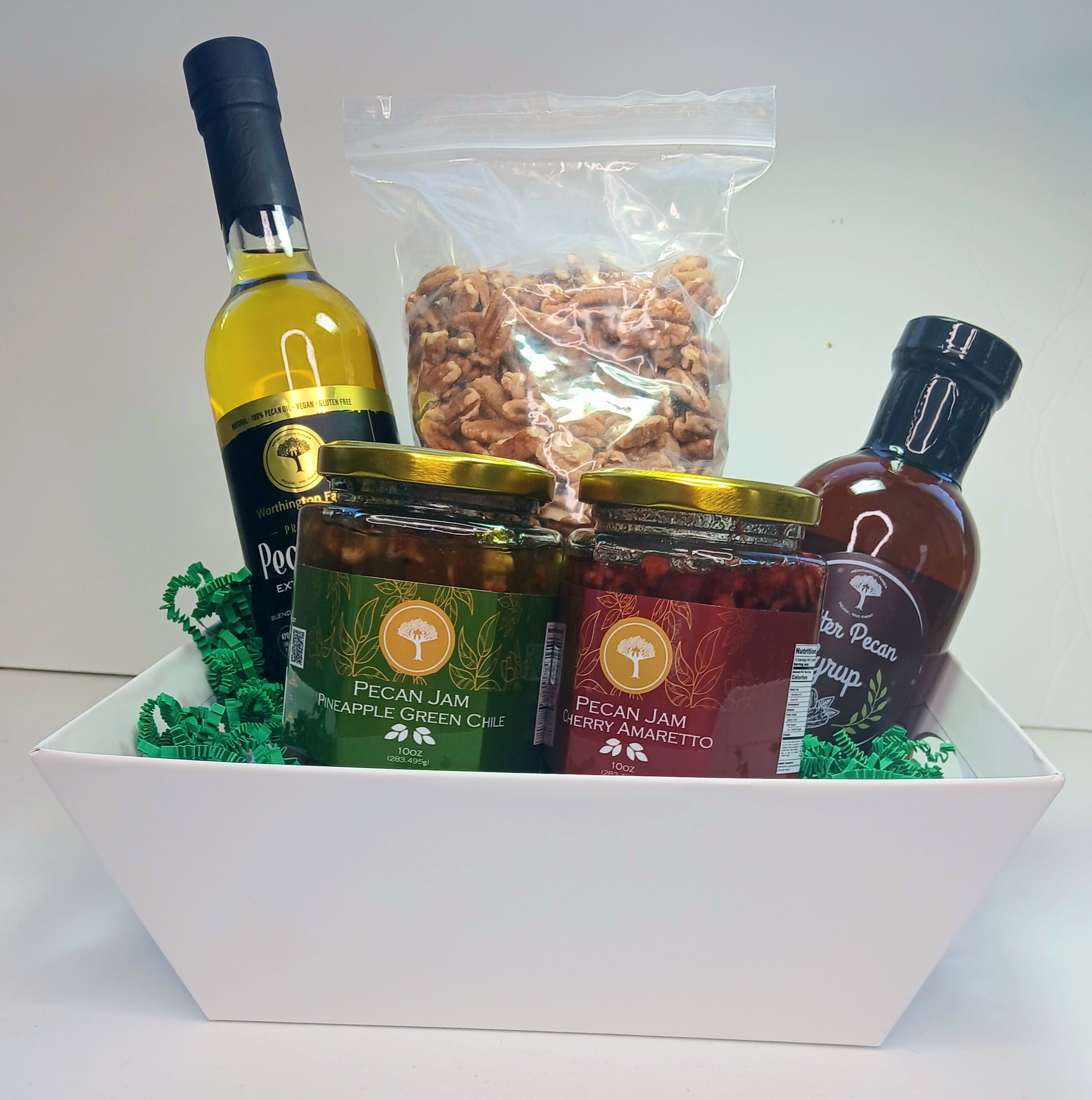 Pecan Oil, Syrup & Jam Foodies Gift Basket