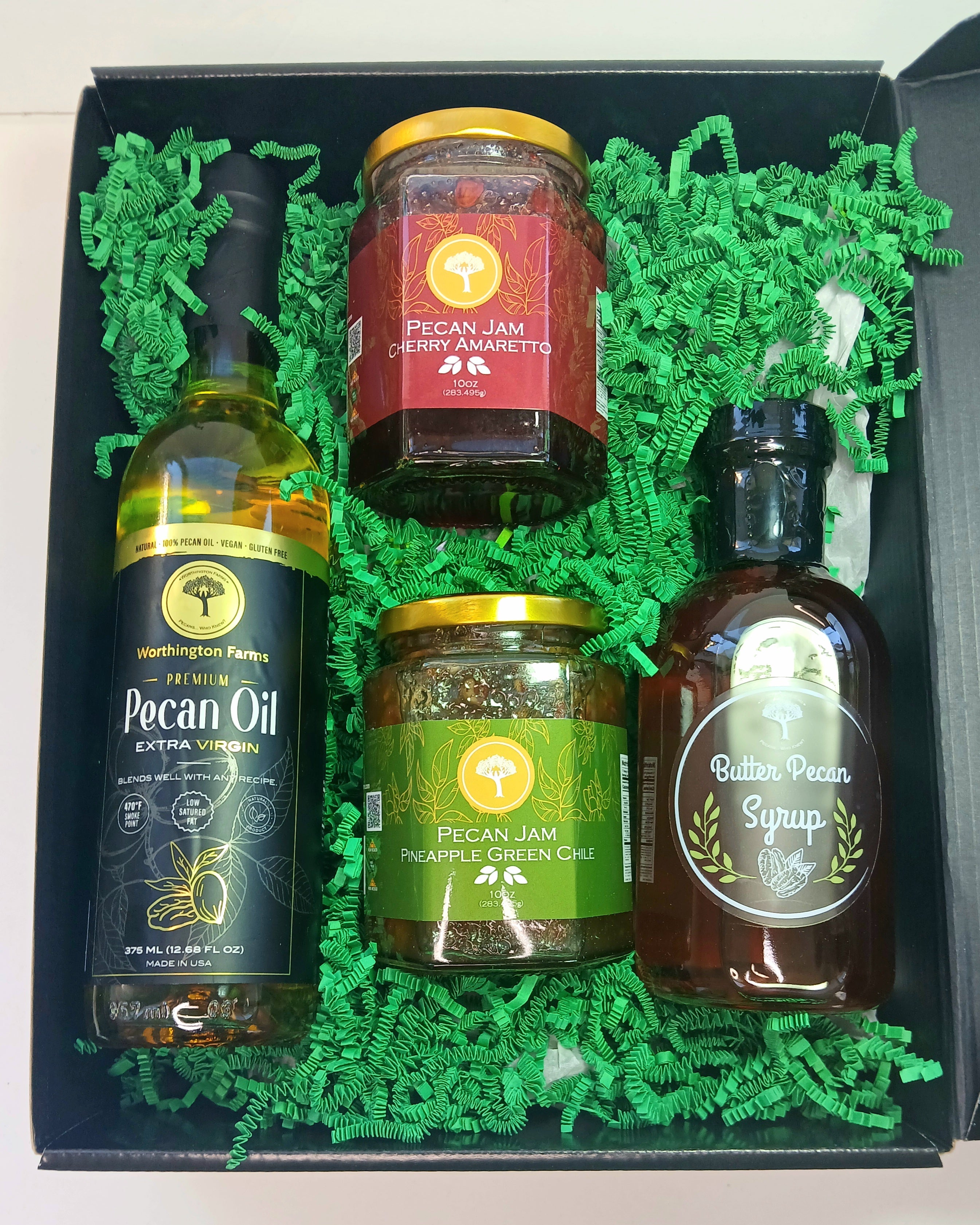 Pecan Oil Butter Syrup & Jam Foodies Gift Box