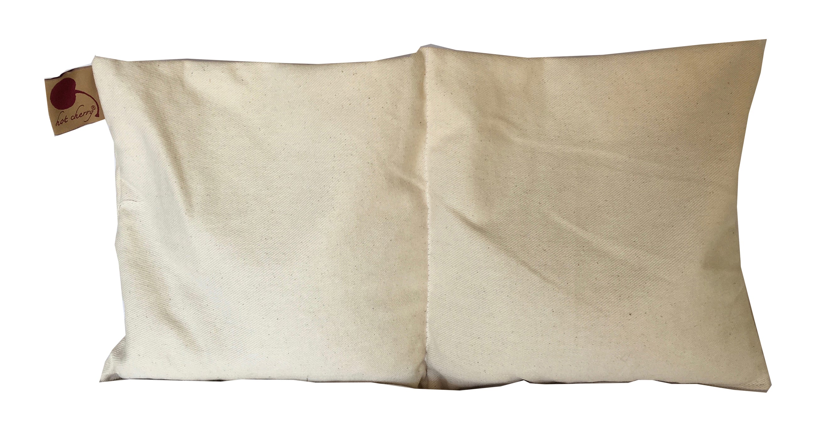 Cherry Pit Double Square Pillow - Natural Denim