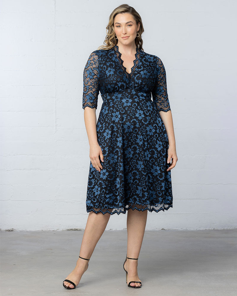 Plus Size Mon Cherie Lace Dress