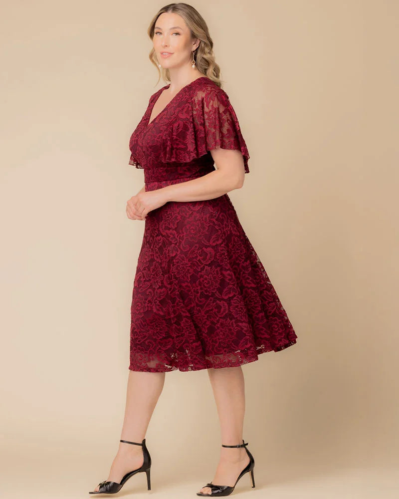 Plus Size Camille Lace Cocktail Dress