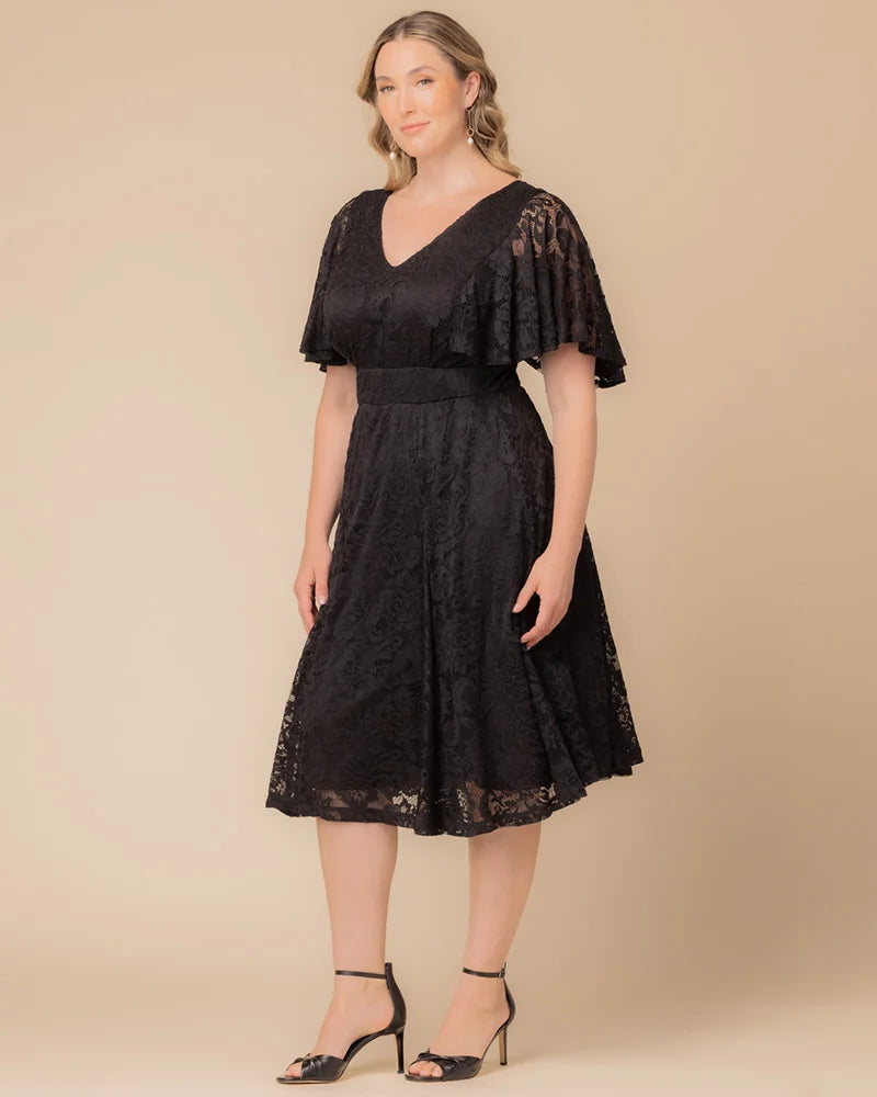 Plus Size Camille Lace Cocktail Dress