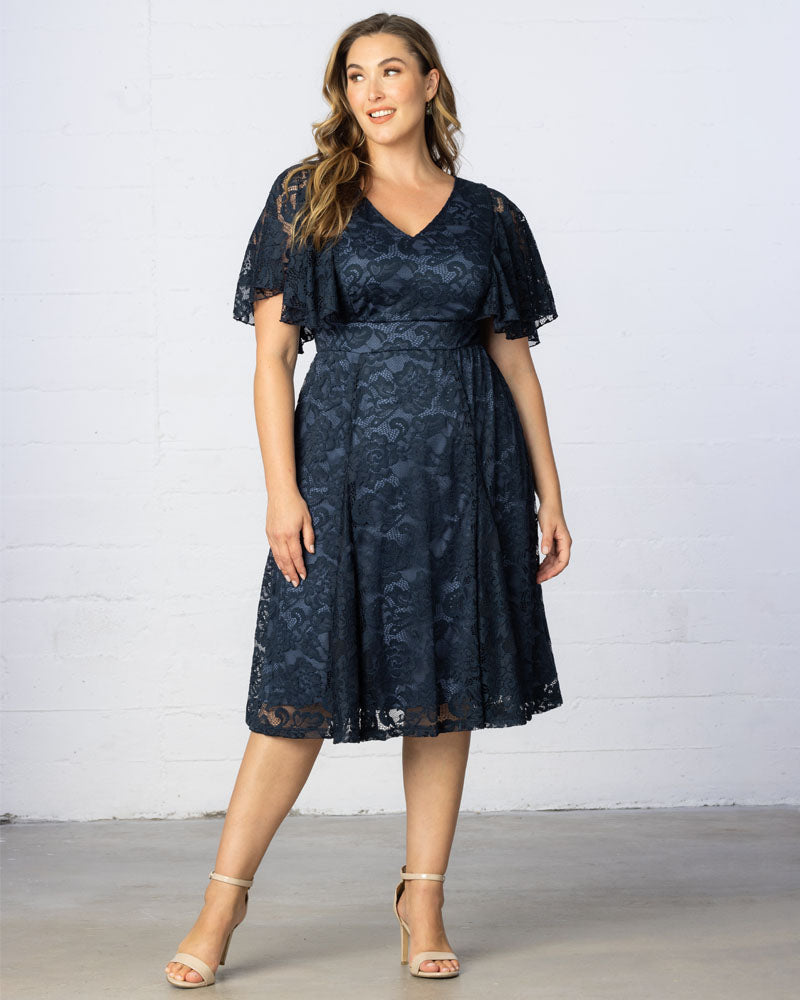 Plus Size Camille Lace Cocktail Dress