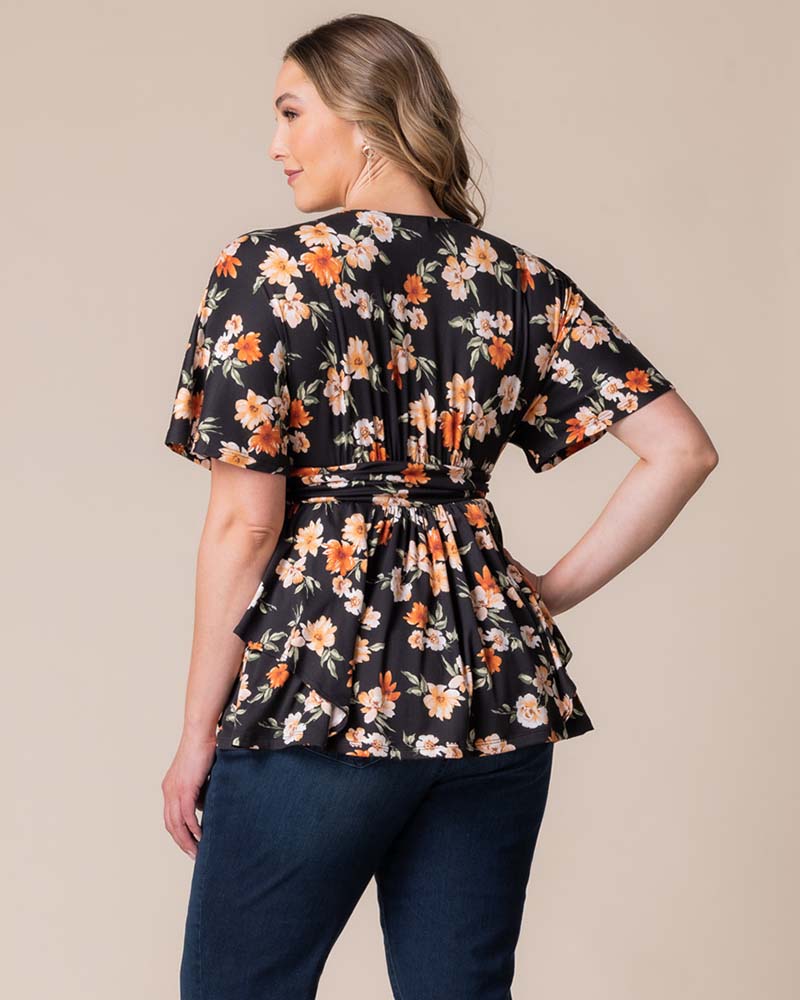 Plus Size Encore Print Blouse