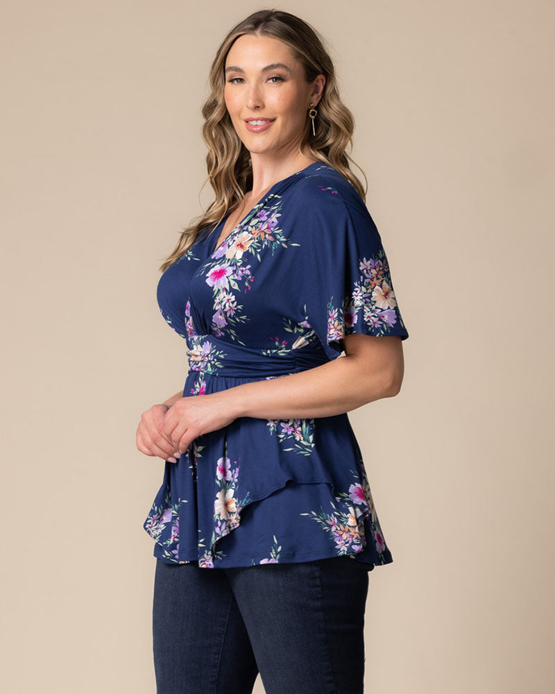 Plus Size Encore Print Blouse