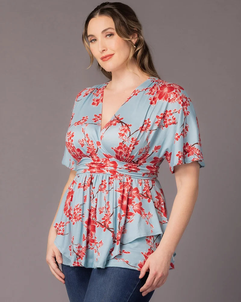 Plus Size Encore Print Blouse