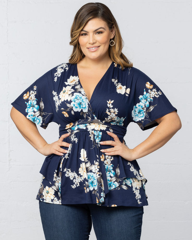 Plus Size Encore Print Blouse