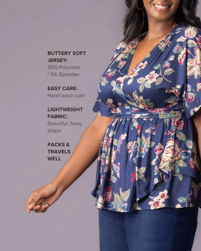 Plus Size Encore Print Blouse