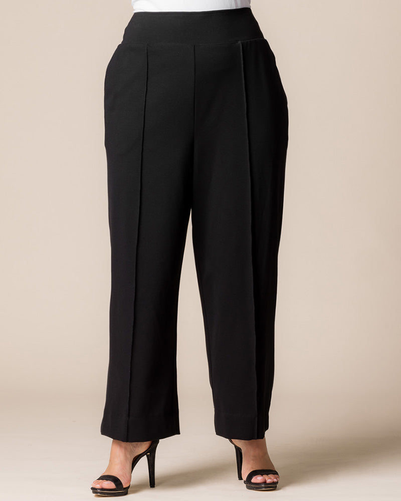 Plus Size Polished Ponte Pants
