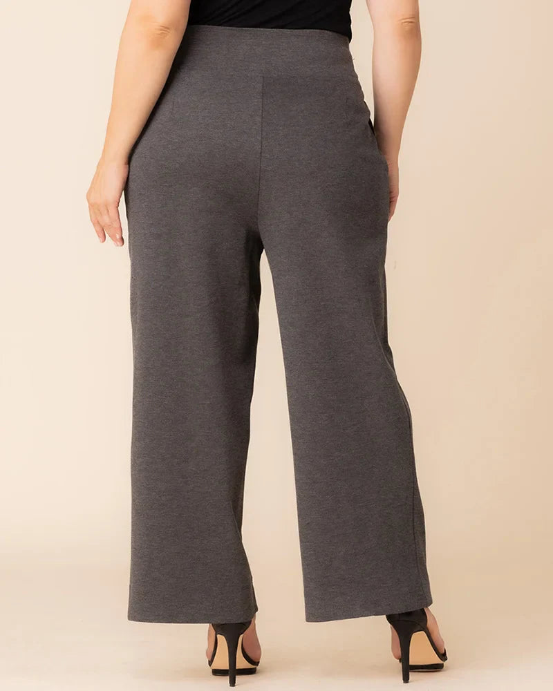 Plus Size Polished Ponte Pants