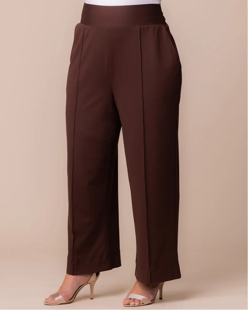 Plus Size Polished Ponte Pants