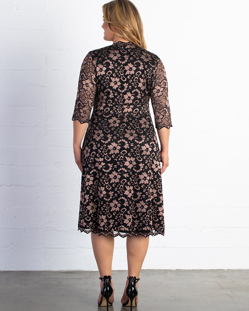 Plus Size Mon Cherie Lace Dress