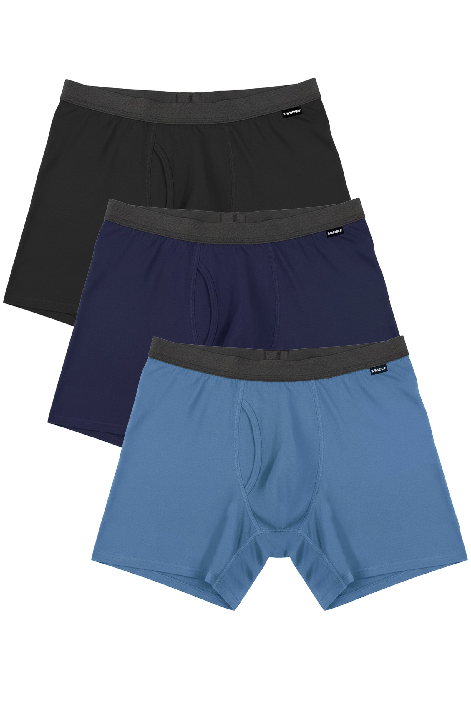 Bamboo Briefs 3-Pack Bundle - 7" Inseam