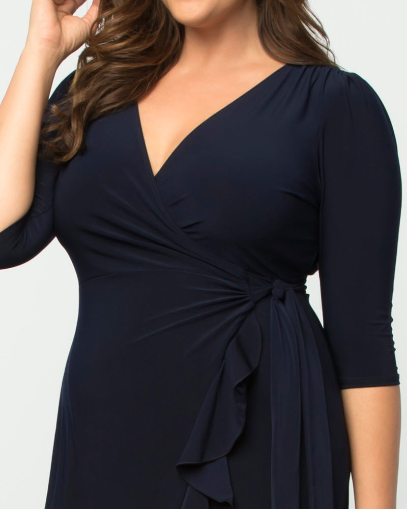 Plus Size Whimsy Wrap Dress